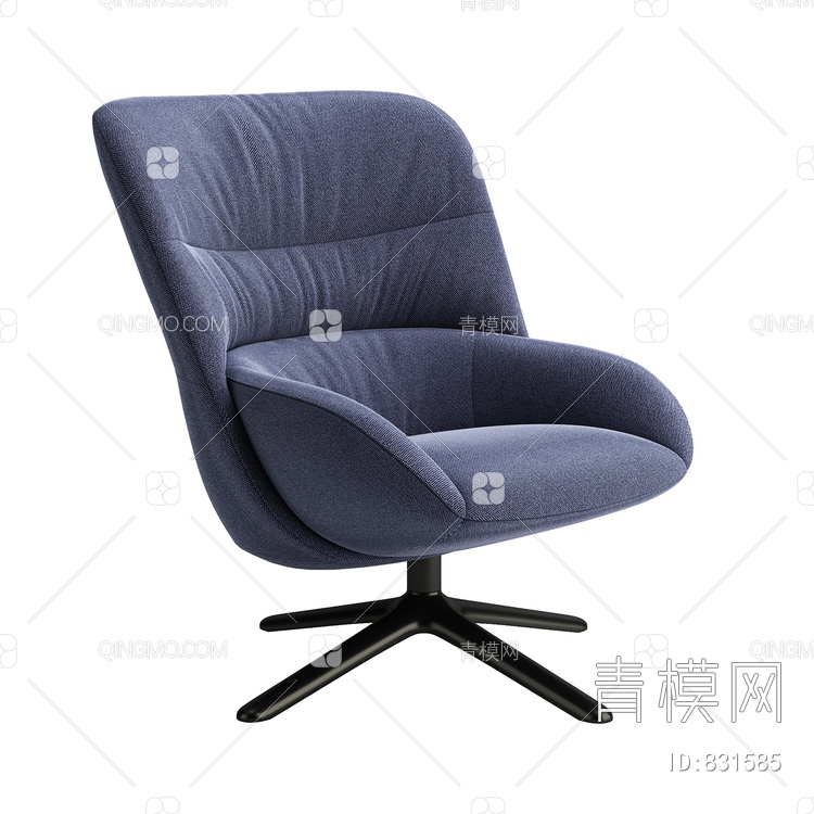 办公椅3D模型下载【ID:831585】