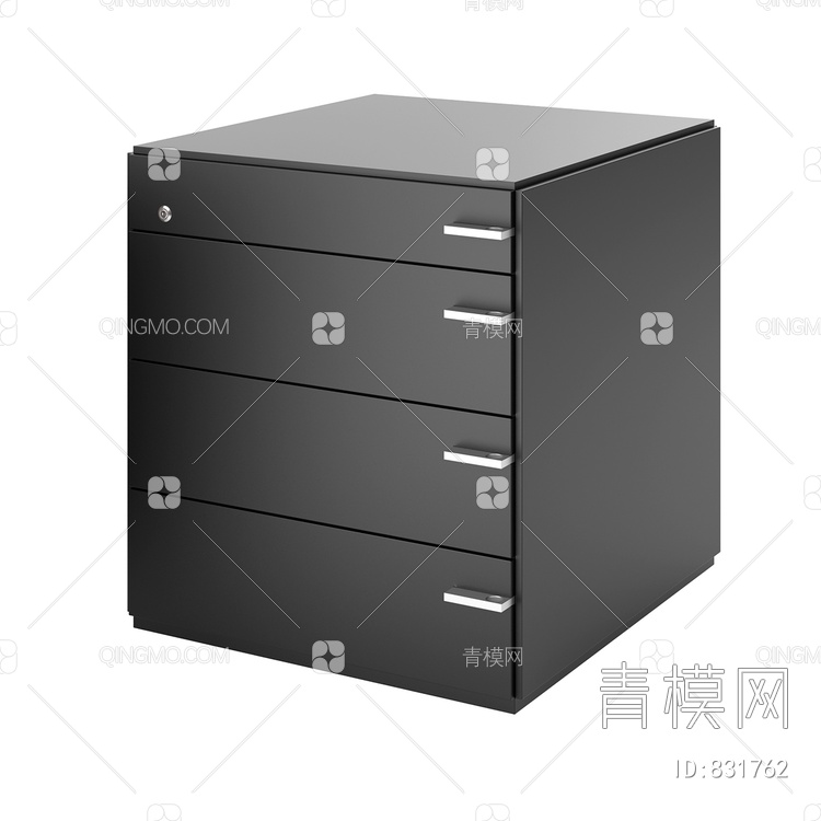 办公柜 文件柜3D模型下载【ID:831762】