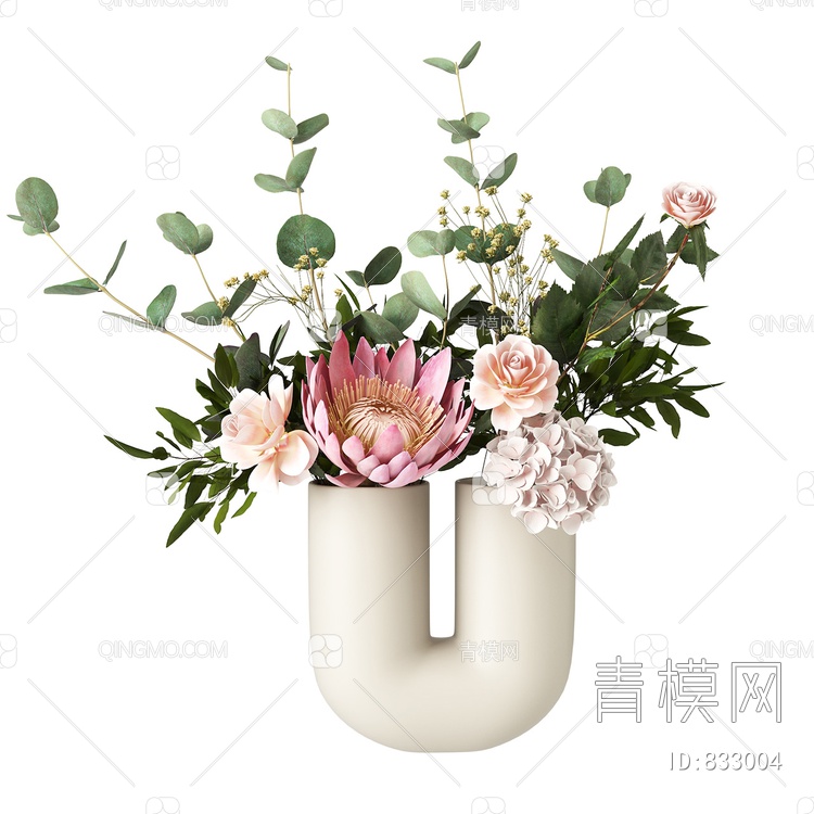 花瓶3D模型下载【ID:833004】