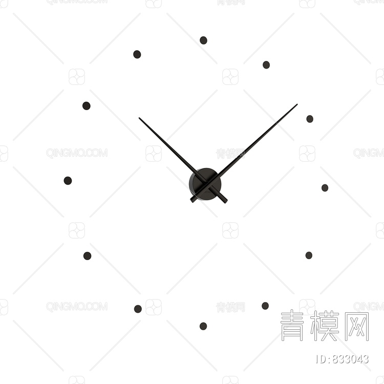 时钟3D模型下载【ID:833043】