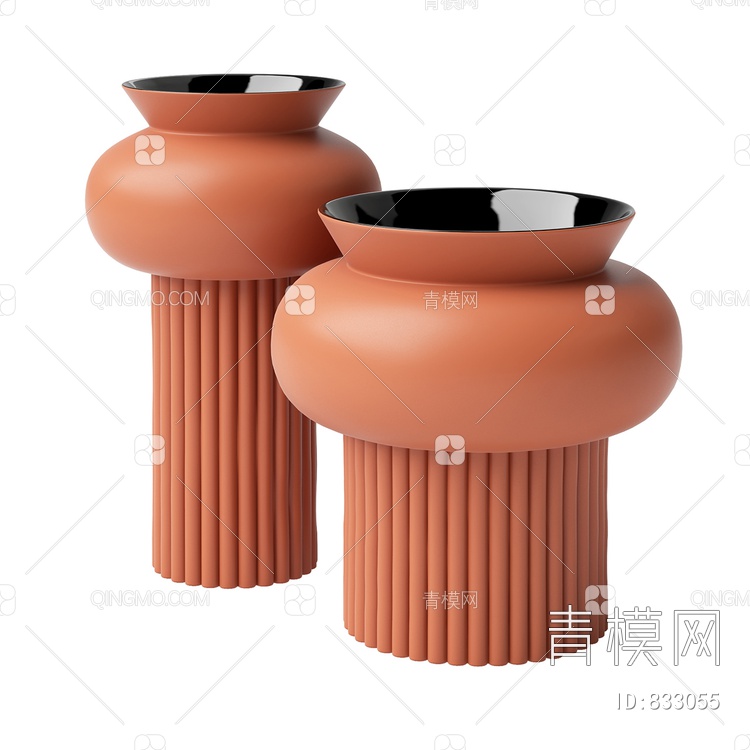 卡利加里斯ionico陶瓷花瓶3D模型下载【ID:833055】