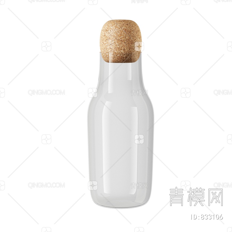 木塞瓶子3D模型下载【ID:833106】