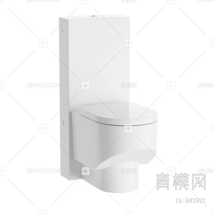 落地式马桶-laufen3D模型下载【ID:843981】
