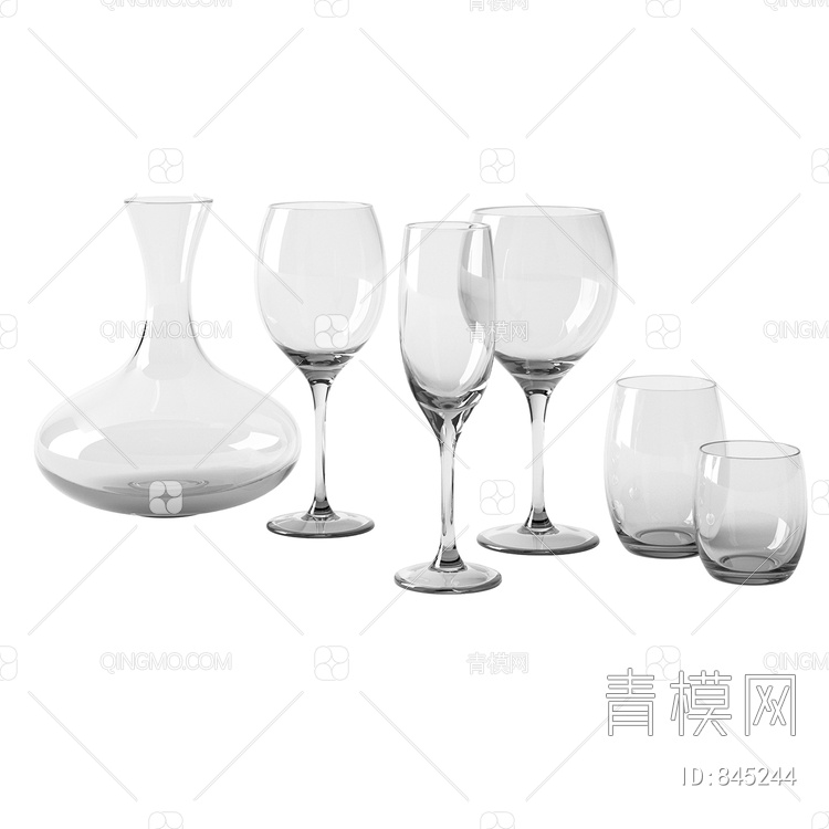 酒杯-alessi3D模型下载【ID:845244】