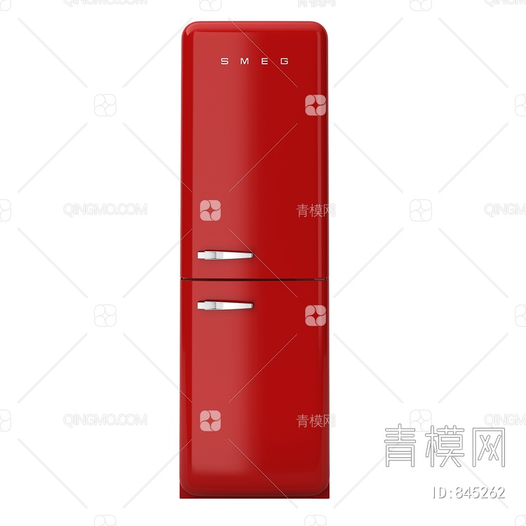 冰箱-smeg3D模型下载【ID:845262】