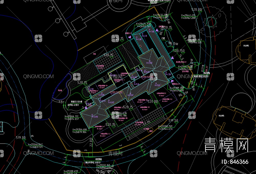 幼儿园施工图 幼儿园建筑施工图【ID:846366】