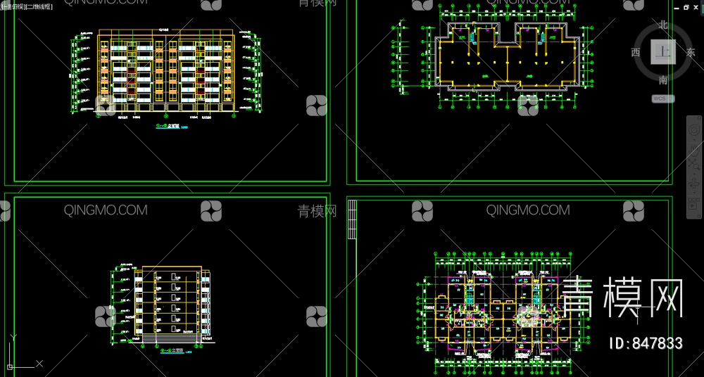 住宅楼建筑设计图纸【ID:847833】