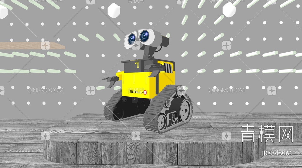 机器人 机器人玩具 机器人摆件 机器人雕塑 饰品 陈设SU模型下载【ID:848061】