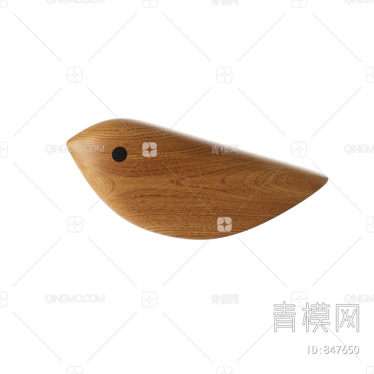 木雕摆件3D模型下载【ID:847650】