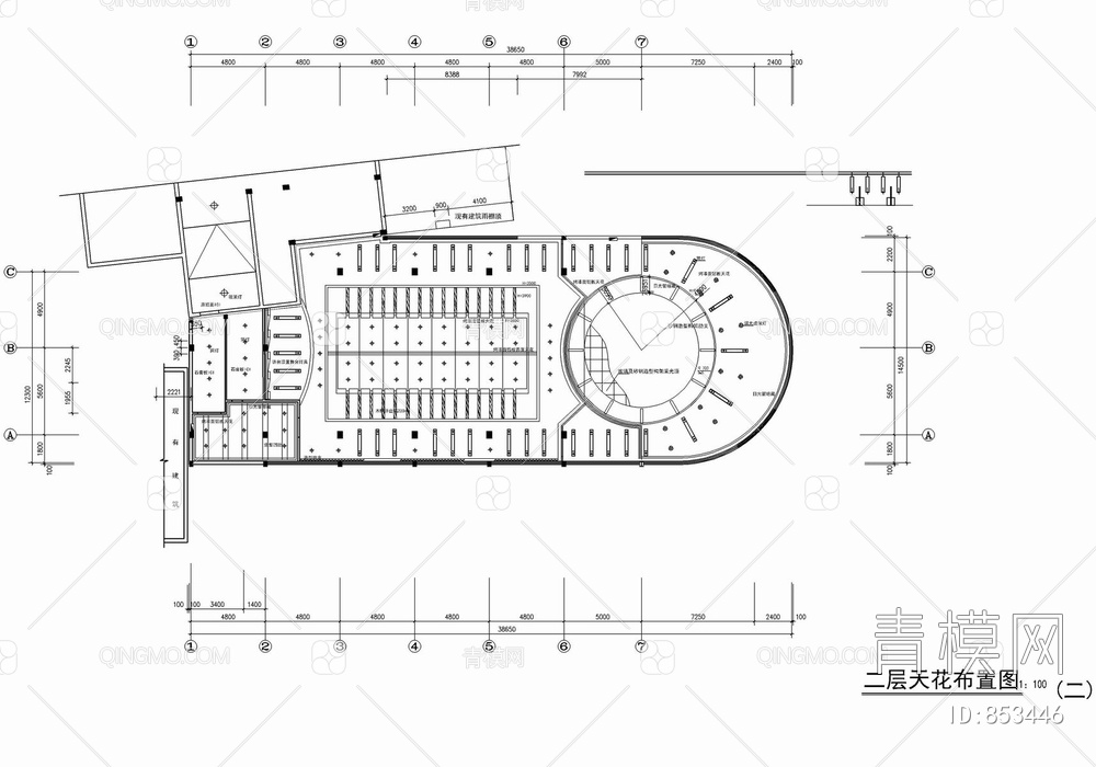 某商业银行CAD施工图【ID:853446】