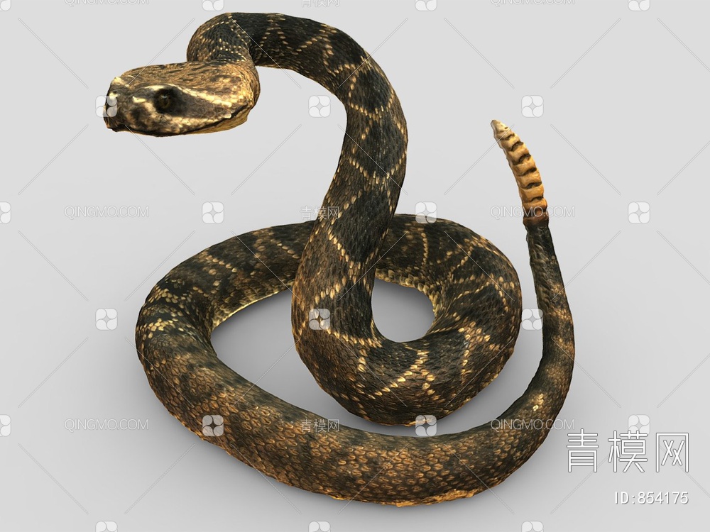 动物蛇3D模型下载【ID:854175】