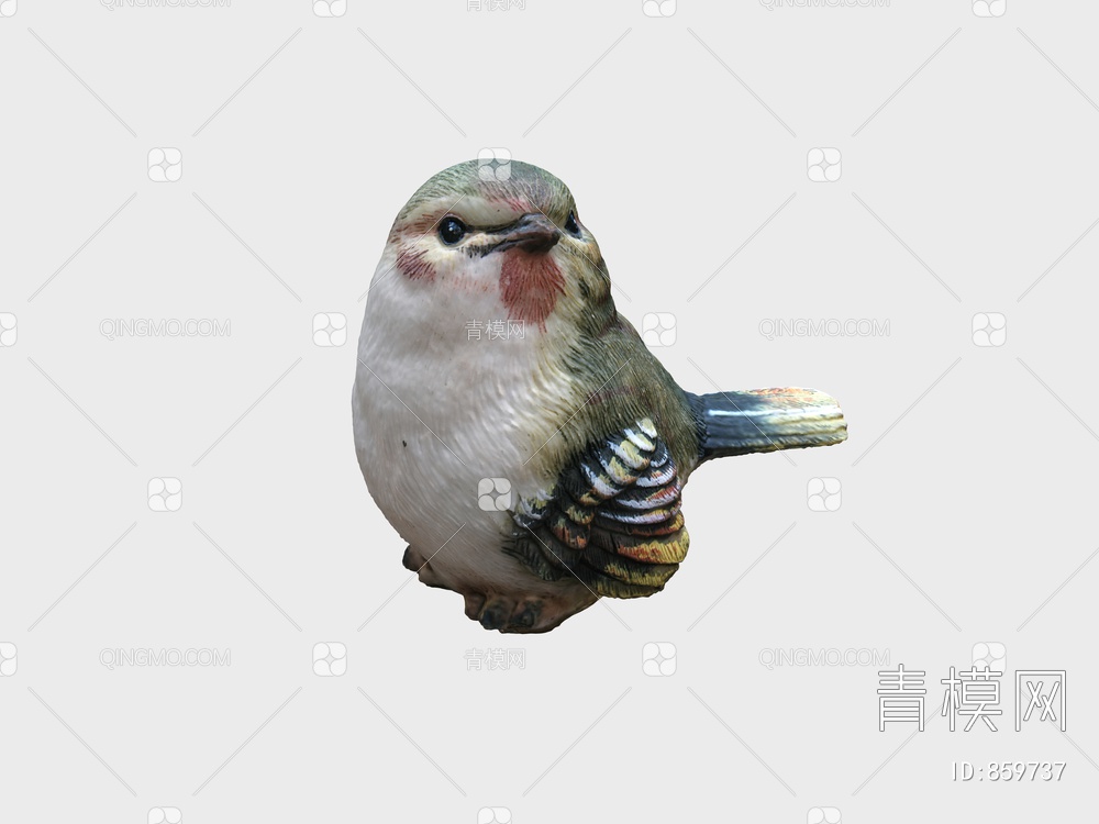 可爱鸟 动物 宠物3D模型下载【ID:859737】