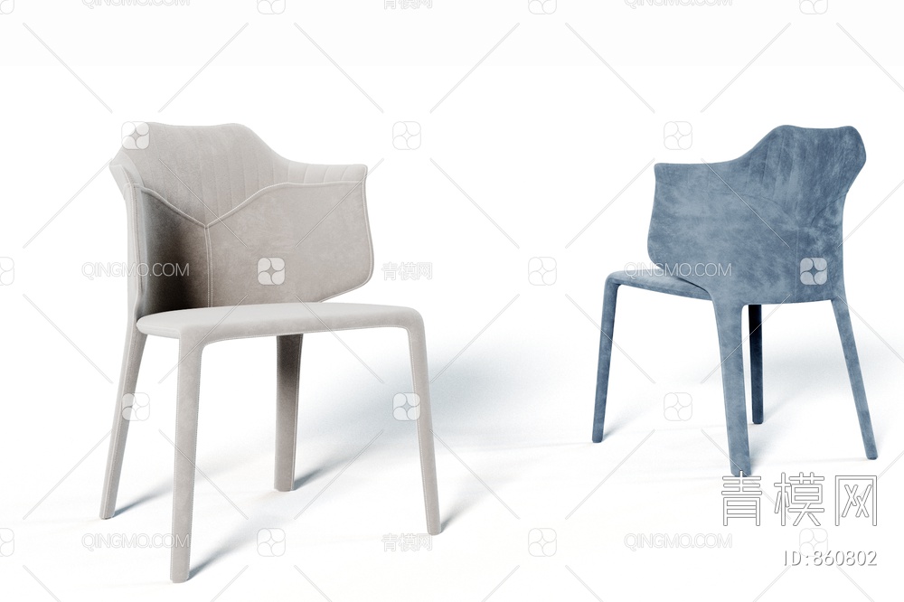 餐椅 休闲椅3D模型下载【ID:860802】