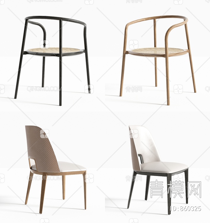 餐椅3D模型下载【ID:860325】
