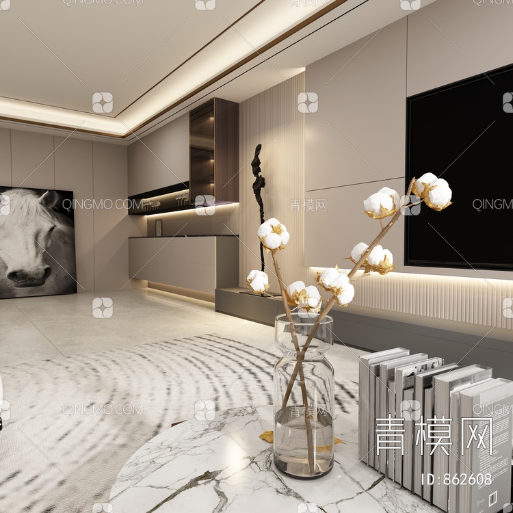 客厅，酒柜，餐边柜3D模型下载【ID:862608】