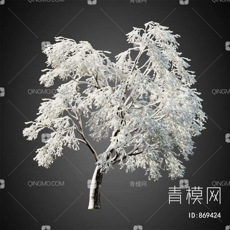 冬季树木3D模型下载【ID:869424】