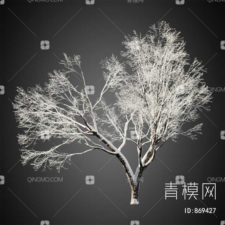 冬季树木3D模型下载【ID:869427】