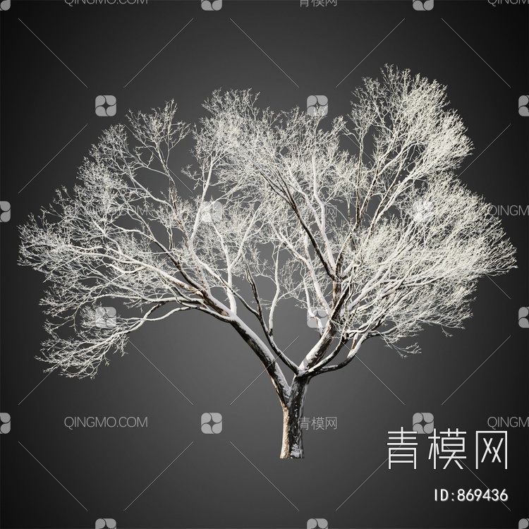冬季树木3D模型下载【ID:869436】