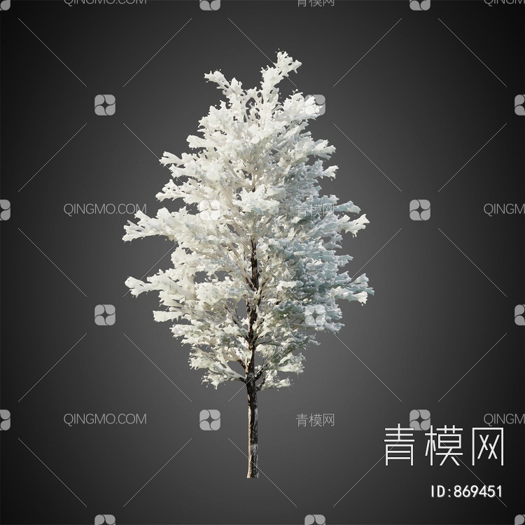 冬季树木3D模型下载【ID:869451】