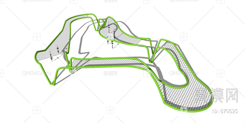景观大型儿童游乐器械SU模型下载【ID:870525】