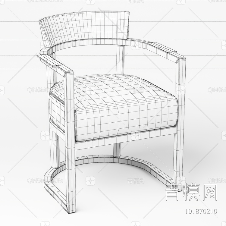 家居单椅3D模型下载【ID:870210】