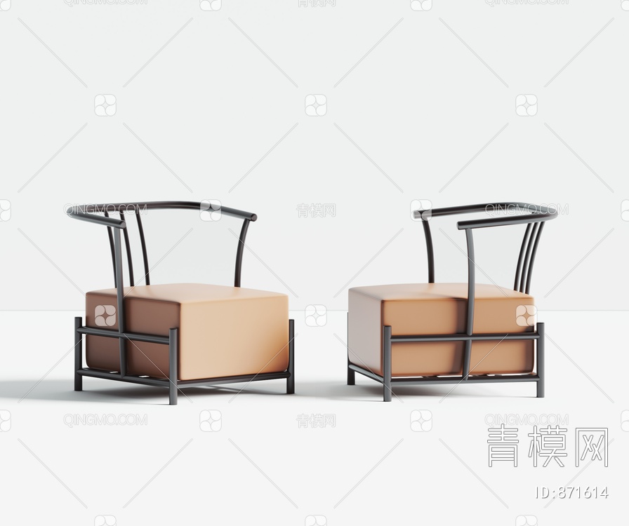 单椅3D模型下载【ID:871614】