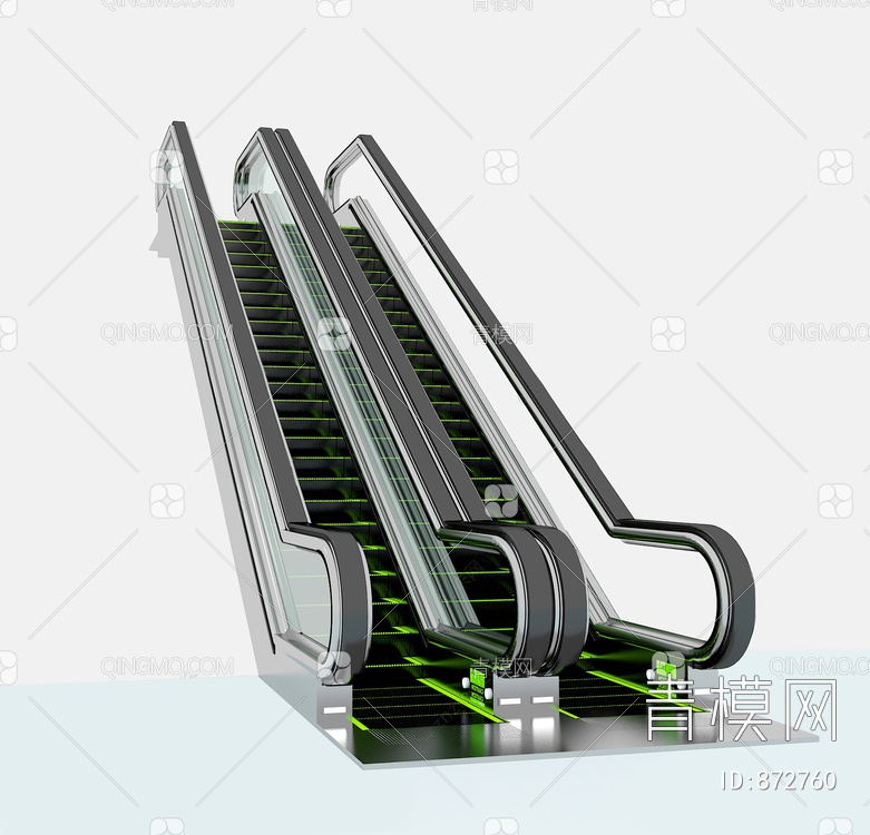 新款电动扶梯3D模型下载【ID:872760】