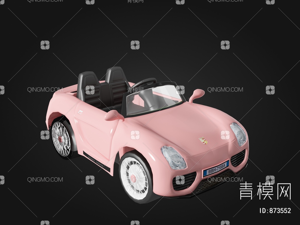 儿童玩具车3D模型下载【ID:873552】