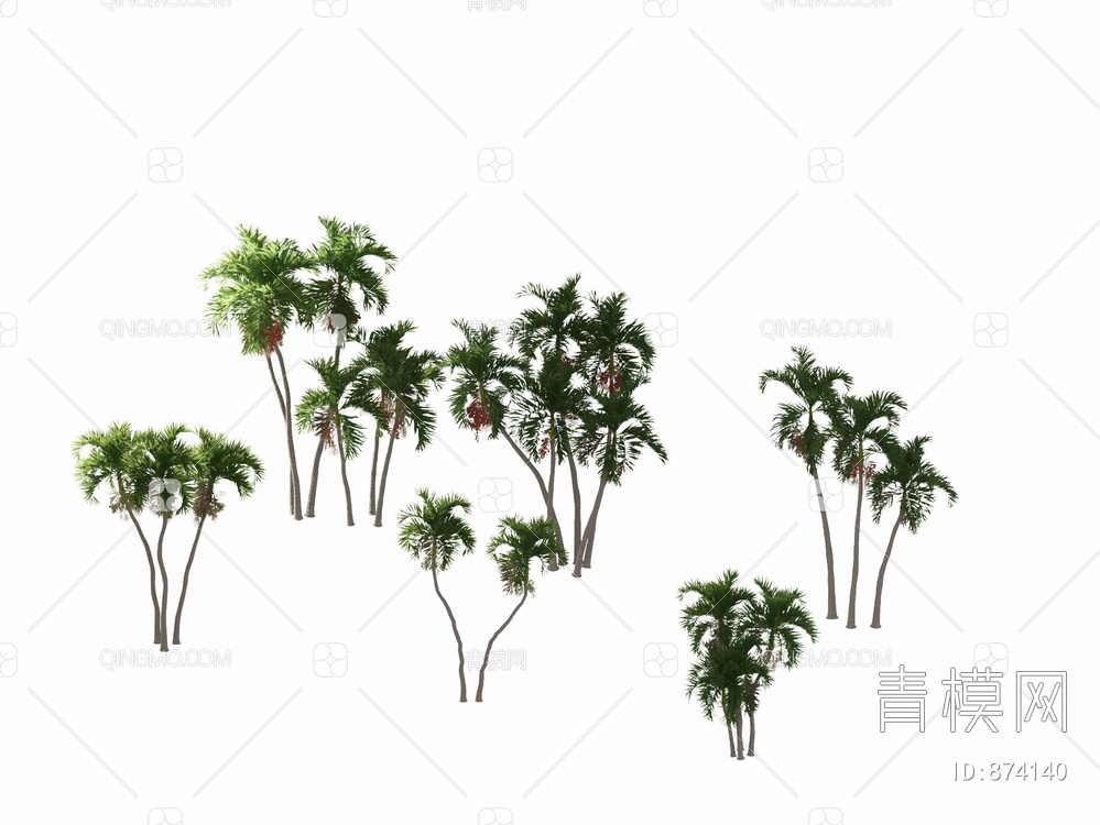 热带植物树3D模型下载【ID:874140】