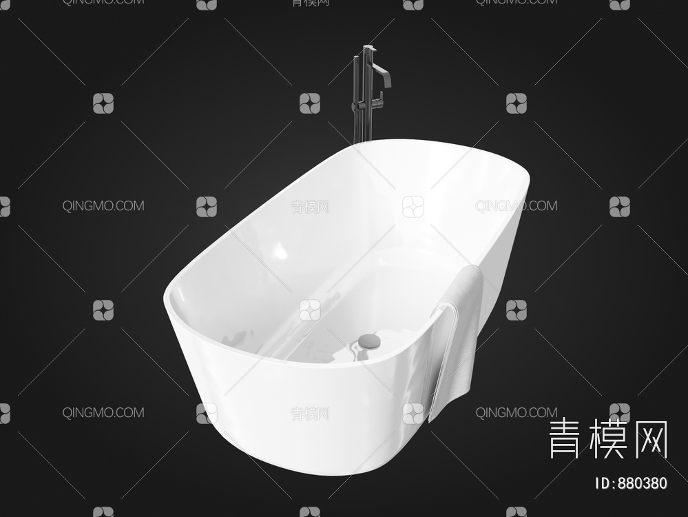 浴缸3D模型下载【ID:880380】