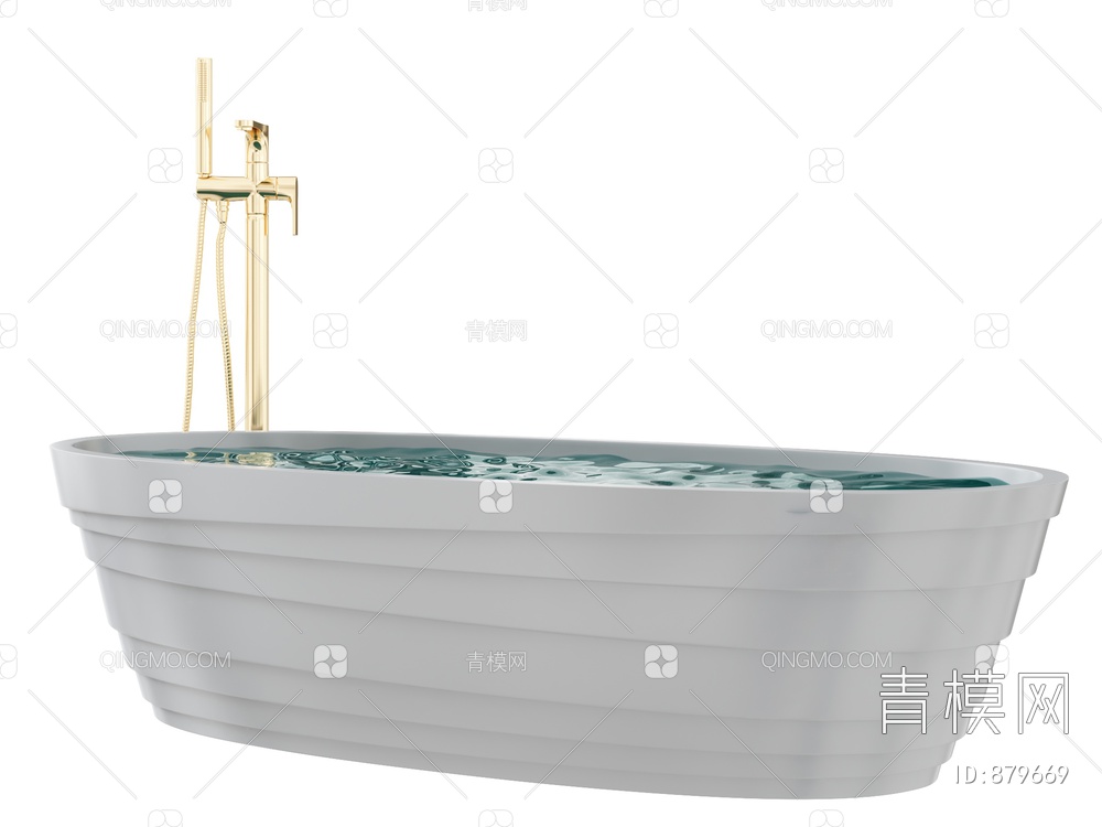 浴缸3D模型下载【ID:879669】