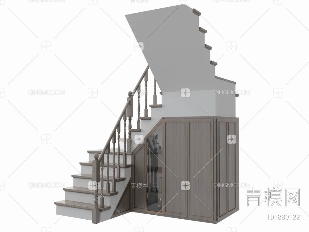 楼梯3D模型下载【ID:880122】