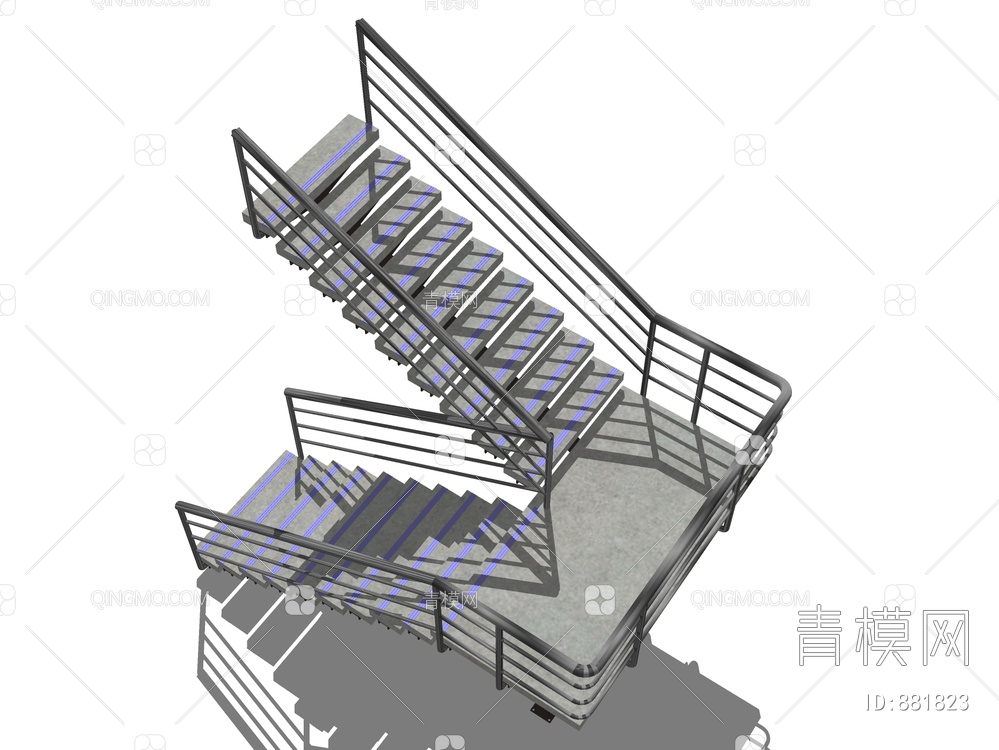 楼梯SU模型下载【ID:881823】