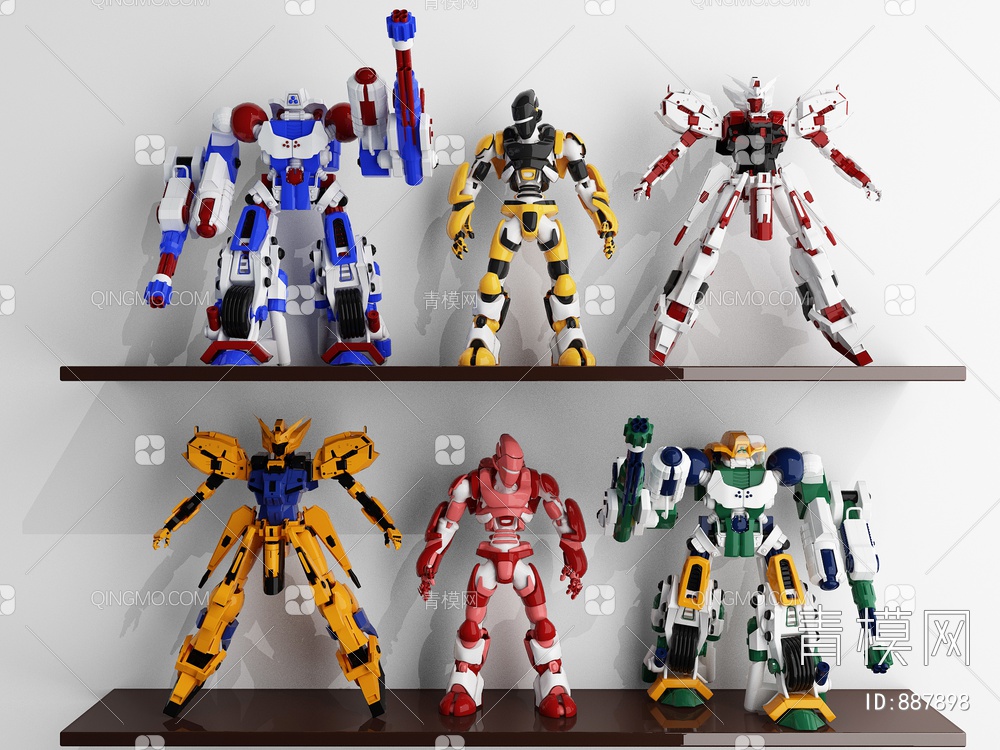 高达机器人儿童玩具3D模型下载【ID:887898】
