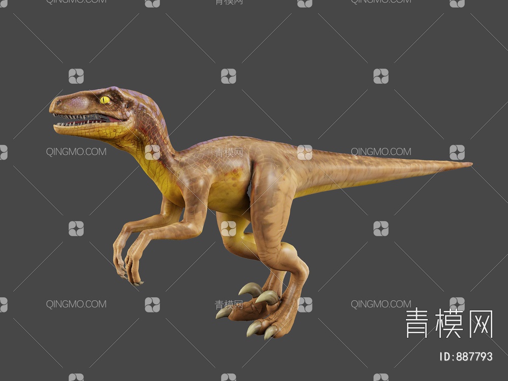 恐龙3D模型下载【ID:887793】