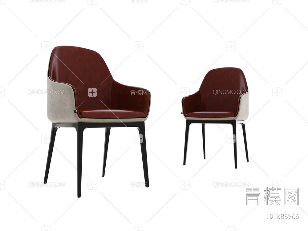 餐椅3D模型下载【ID:888966】