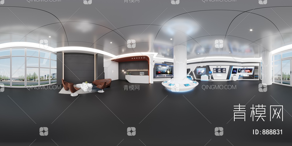 展厅3D模型下载【ID:888831】