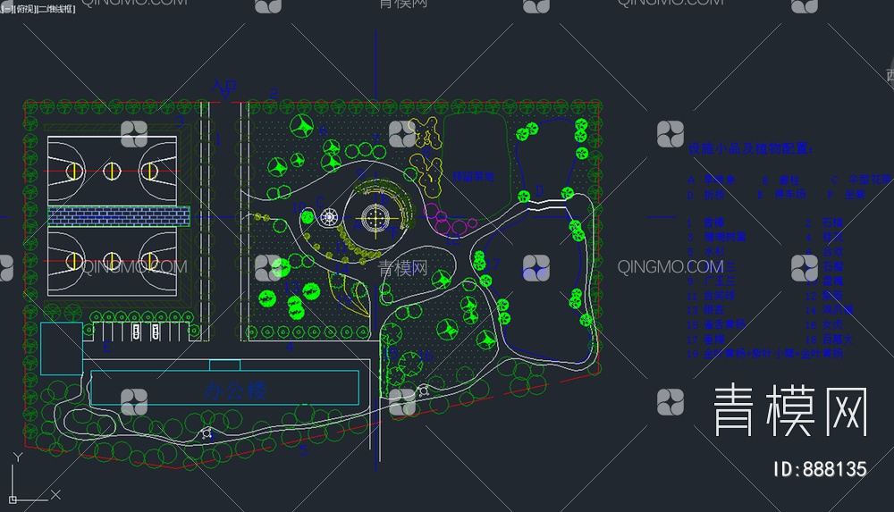 园林景观设计图纸【ID:888135】