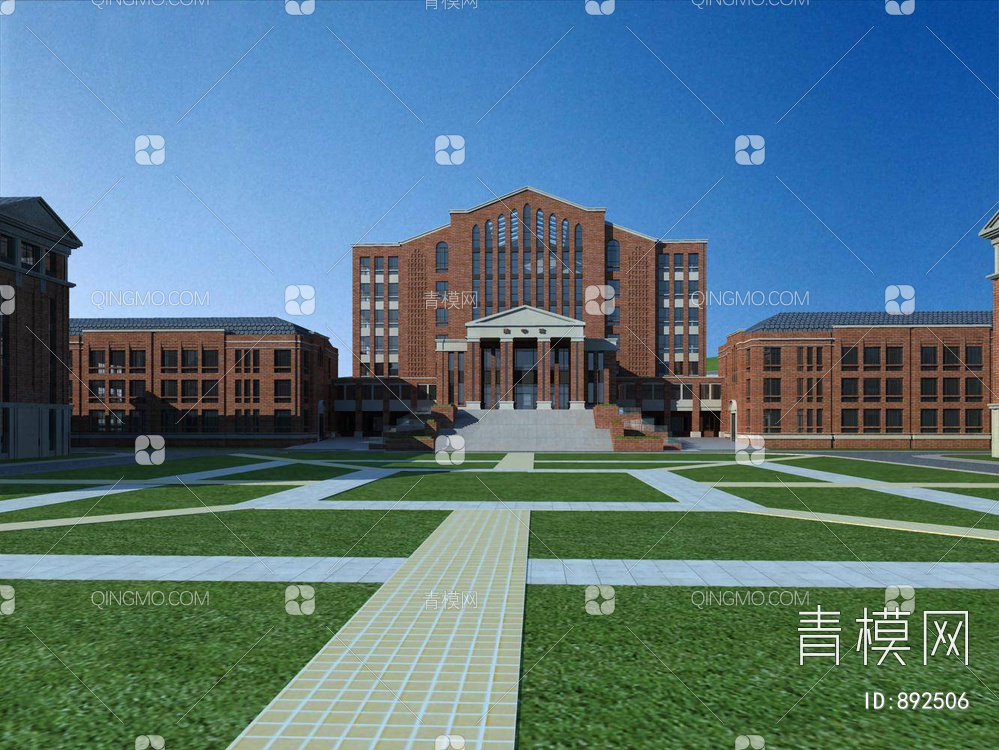 大学城规划3D模型下载【ID:892506】