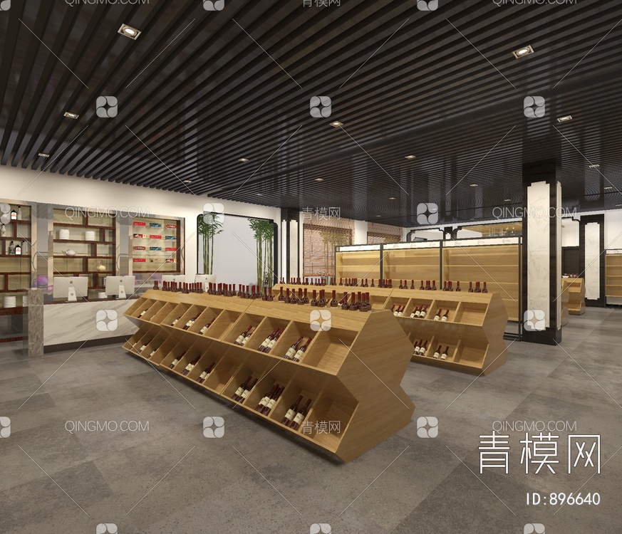 民宿酒店特产超市3D模型下载【ID:896640】