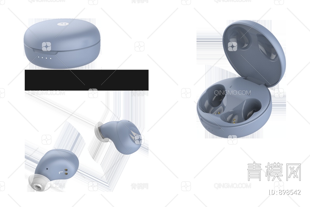 TWS蓝牙耳机3D模型下载【ID:898542】