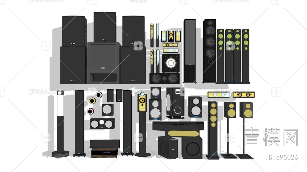 音响SU模型下载【ID:895026】