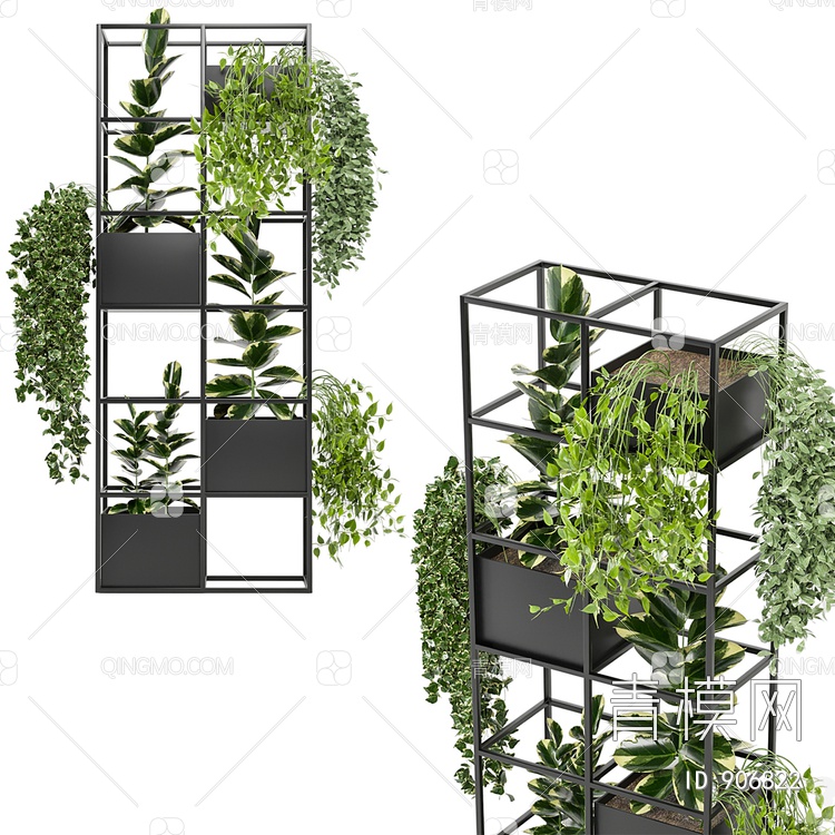 植物堆3D模型下载【ID:906822】