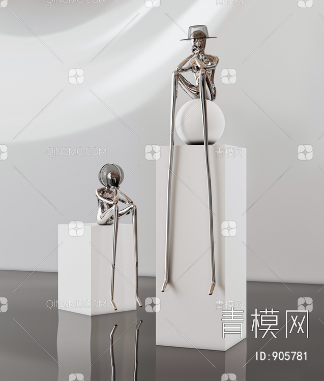 雕塑3D模型下载【ID:905781】