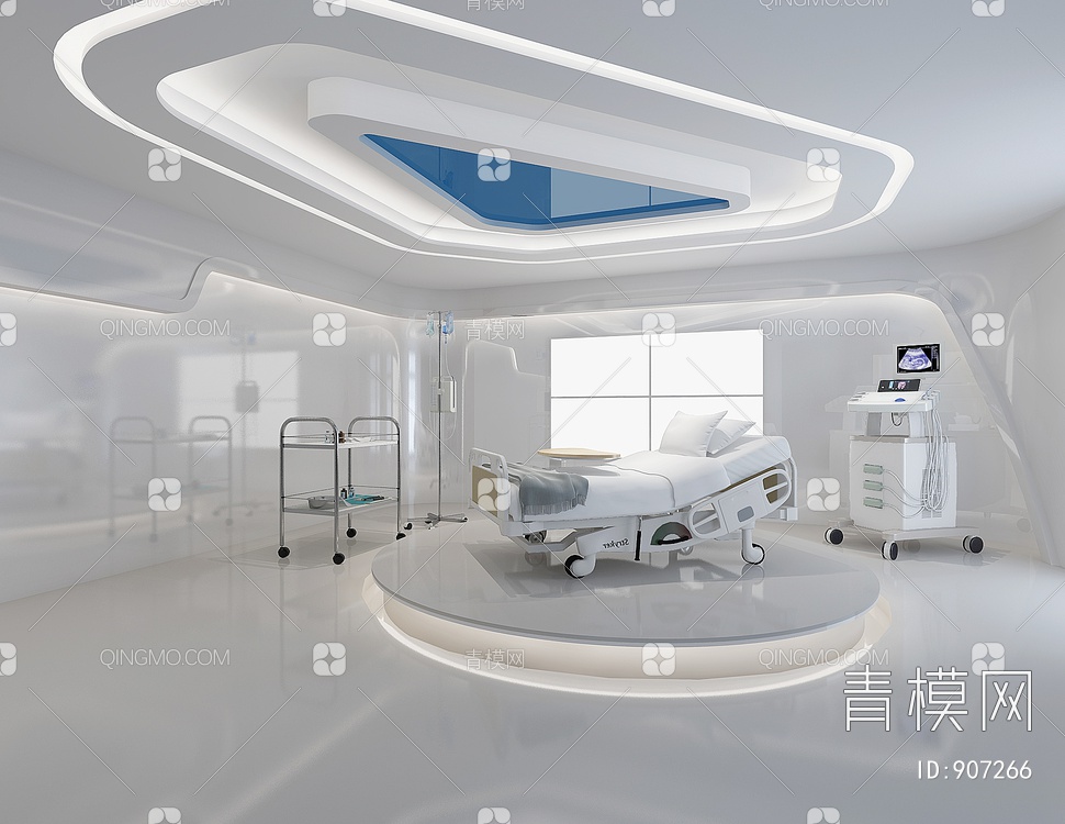 医院手术室3D模型下载【ID:907266】