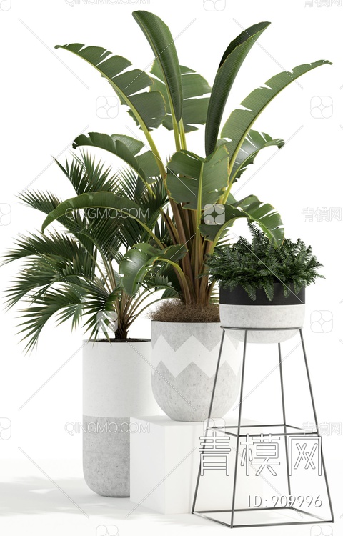 植物堆3D模型下载【ID:909996】