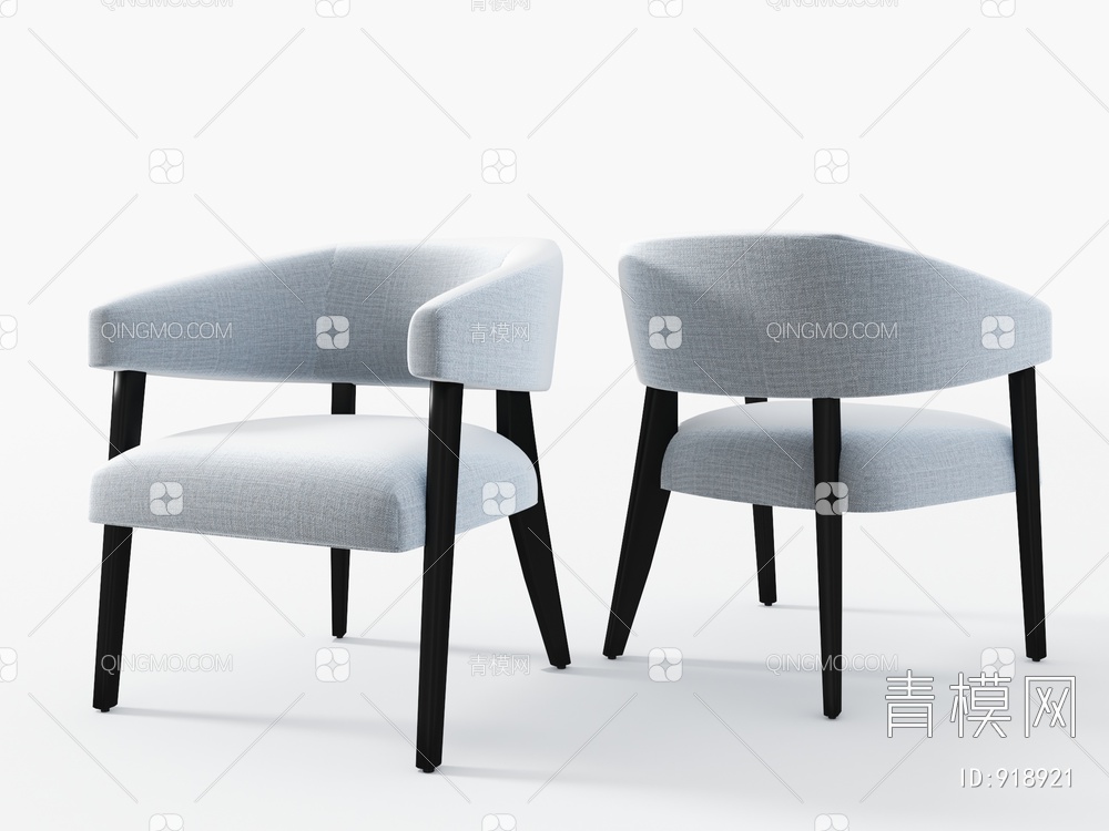 休闲单椅3D模型下载【ID:918921】