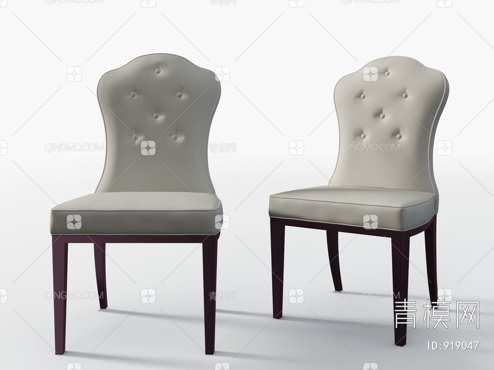 单人椅3D模型下载【ID:919047】