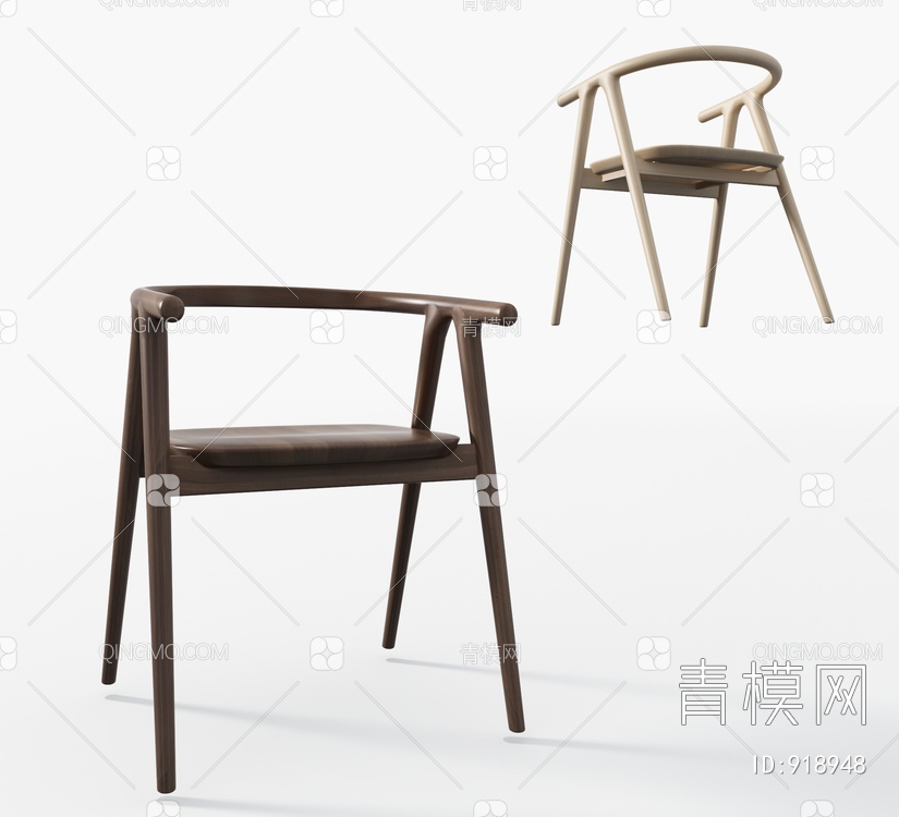 单人椅3D模型下载【ID:918948】