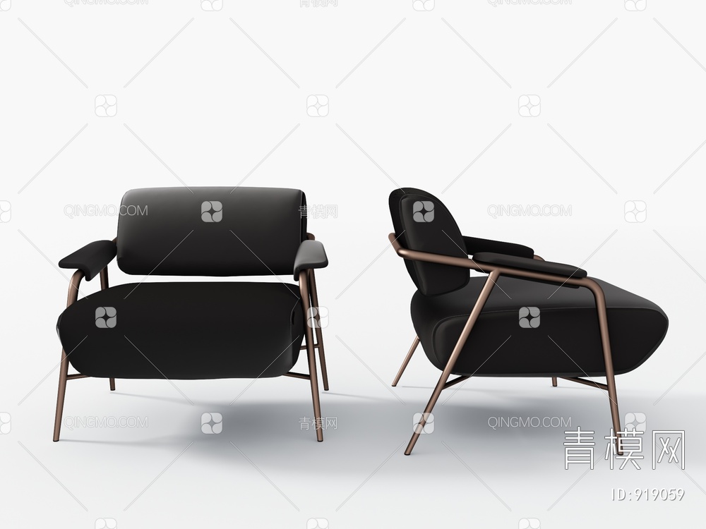单椅3D模型下载【ID:919059】